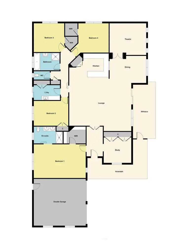Floorplan of Homely house listing, 61 Briardale Avenue, Enfield VIC 3352