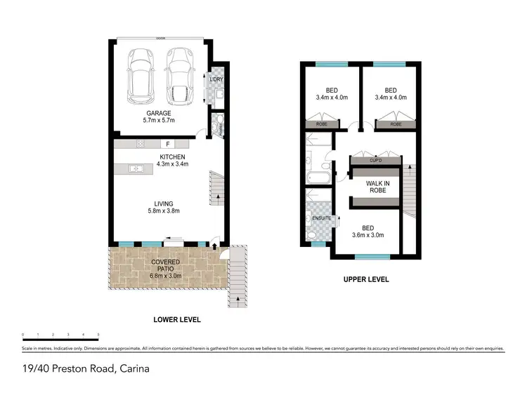 Floorplan of Homely townhouse listing, 19/40 Preston Road, Carina QLD 4152