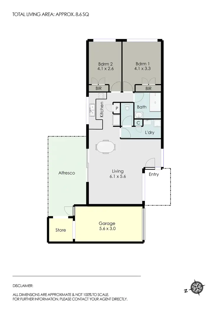 Floorplan of Homely unit listing, 3/120 Cuthberts Road, Alfredton VIC 3350