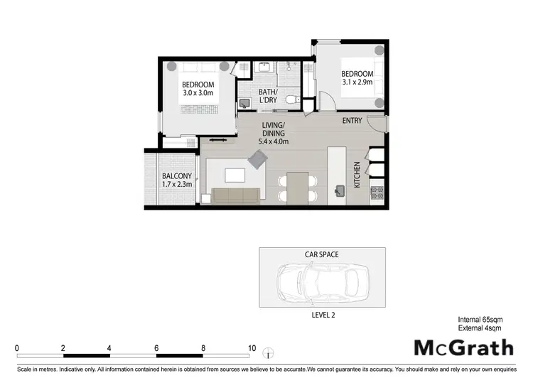 Floorplan of Homely apartment listing, 1103/91 Galada Avenue, Parkville VIC 3052