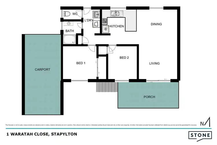Floorplan of Homely house listing, 1 Waratah Close, Stapylton QLD 4207