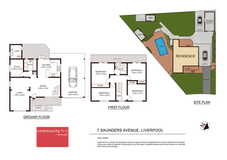Floorplan of Homely house listing, 7 Saunders Avenue, Liverpool NSW 2170