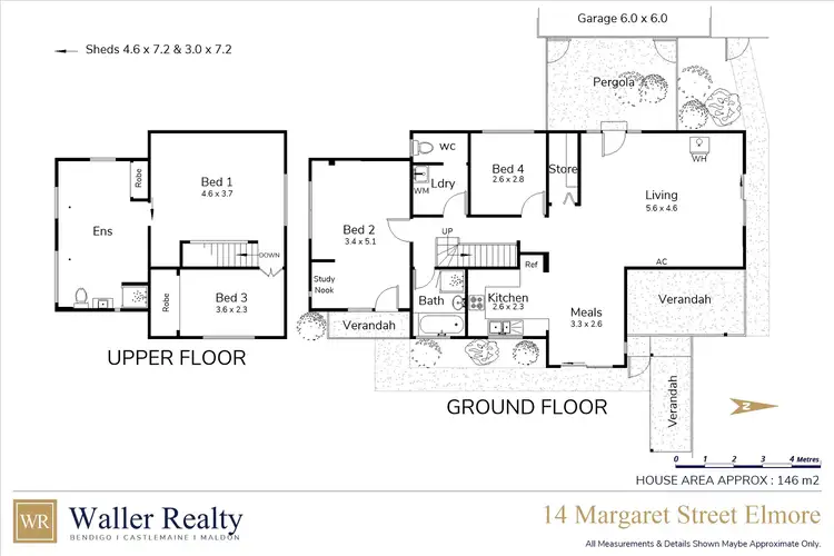 Floorplan of Homely house listing, 14 Margaret Street, Elmore VIC 3558