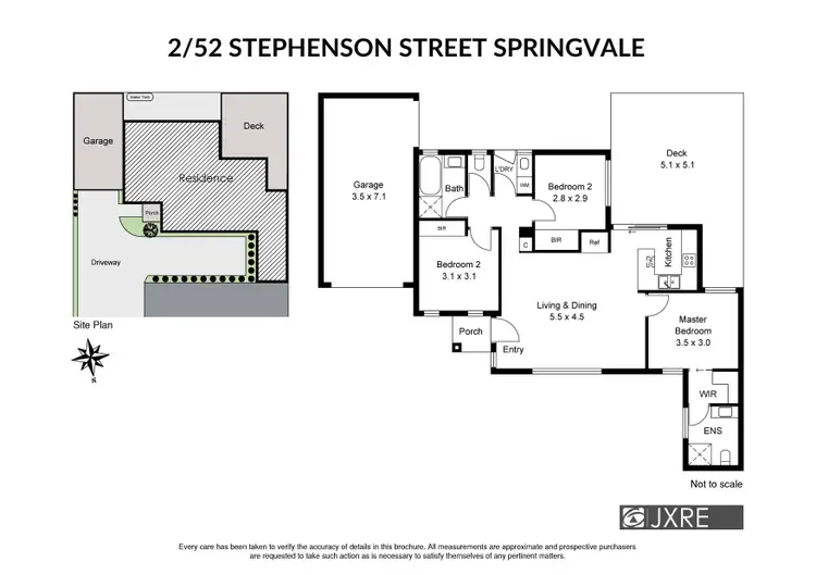 Floorplan of Homely unit listing, 2/52 Stephenson Street, Springvale VIC 3171