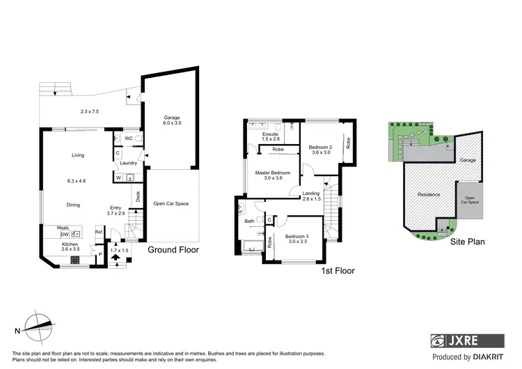 Floorplan of Homely townhouse listing, 2/17 Faulkiner Street, Clayton VIC 3168