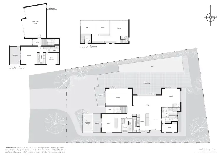 Floorplan of Homely house listing, 45 Curlewis Crescent, Garran ACT 2605