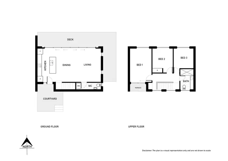 Floorplan of Homely semi-detached listing, 41 White Crescent, Campbell ACT 2612