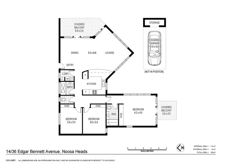 Floorplan of Homely apartment listing, 14/36 Edgar Bennett Avenue, Noosa Heads QLD 4567