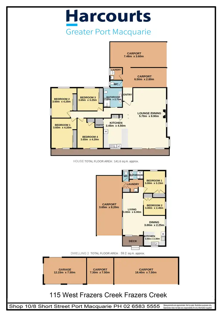 Floorplan of Homely rural property listing, 115 West Frazers Creek Road, Frazers Creek NSW 2446