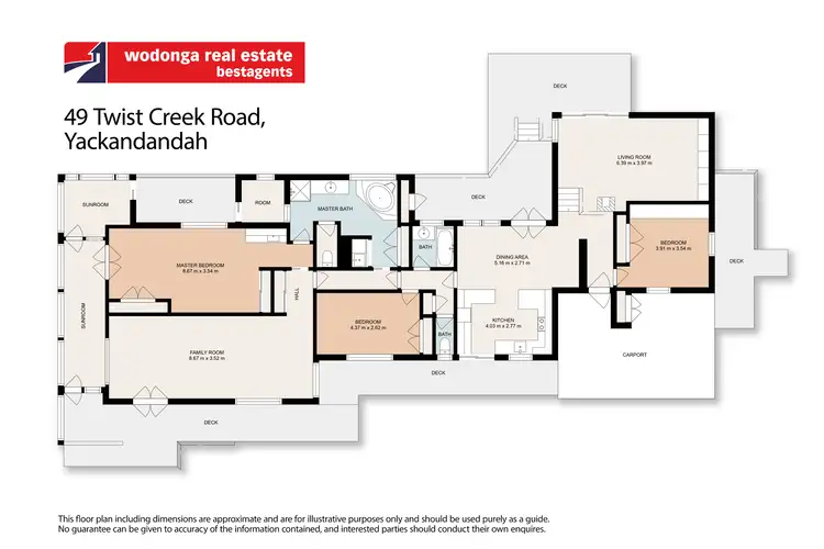 Floorplan of Homely house listing, 49 Twist Creek Road, Yackandandah VIC 3749