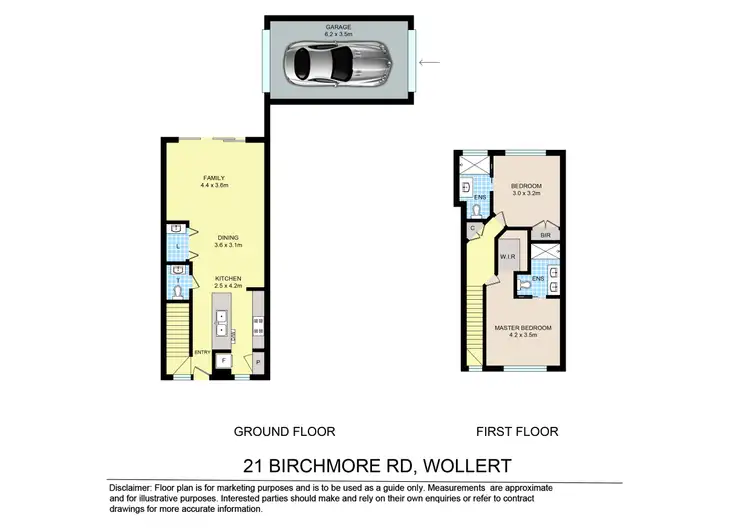 Floorplan of Homely townhouse listing, 21 Birchmore Road, Wollert VIC 3750