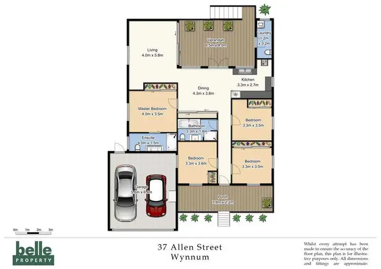 Floorplan of Homely house listing, 37 Allen Street, Wynnum QLD 4178