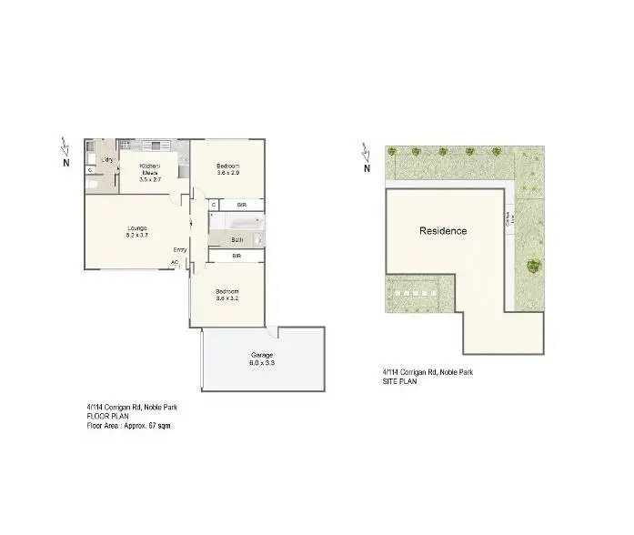 Floorplan of Homely unit listing, 4/114 Corrigan Road, Noble Park VIC 3174