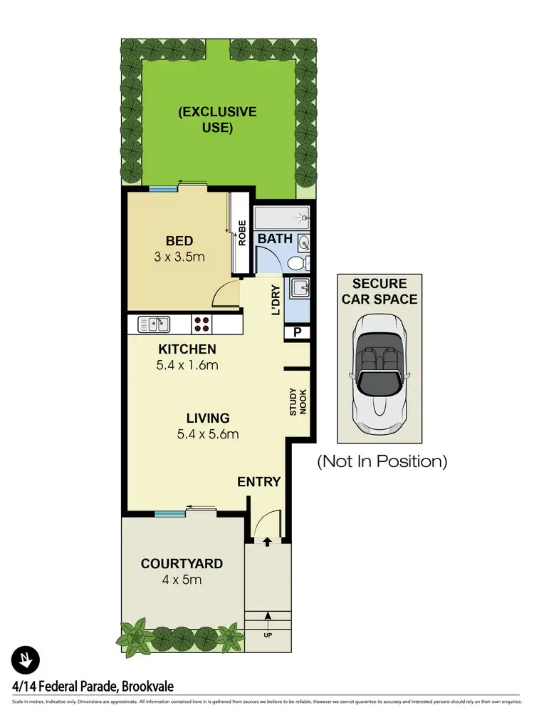 Floorplan of Homely apartment listing, 4/14 Federal Parade, Brookvale NSW 2100
