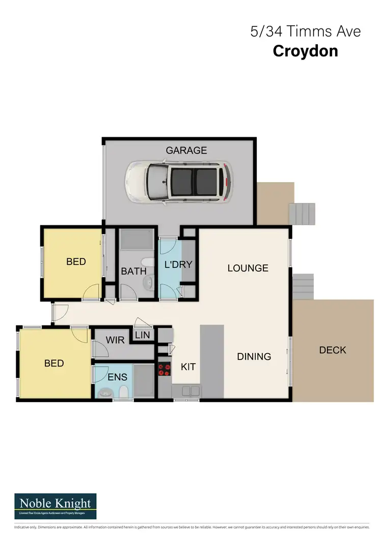 Floorplan of Homely house listing, 5/34 Timms Avenue, Croydon VIC 3136