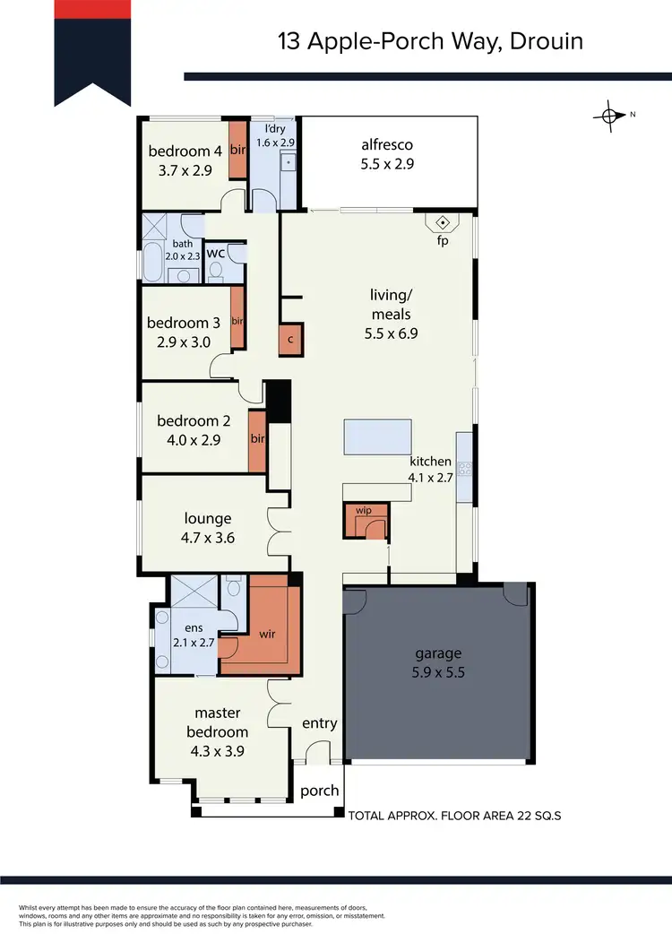 Floorplan of Homely land listing, 13 Appleporch Way, Drouin VIC 3818