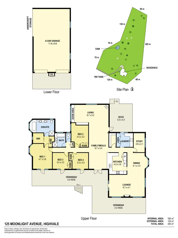 Floorplan of Homely house listing, 125 Moonlight Avenue, Highvale QLD 4520