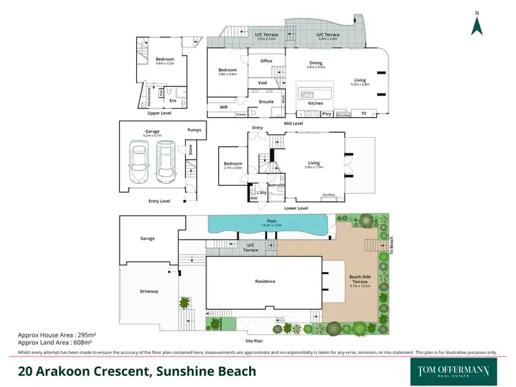 Floorplan of Homely house listing, 20 Arakoon Crescent, Sunshine Beach QLD 4567