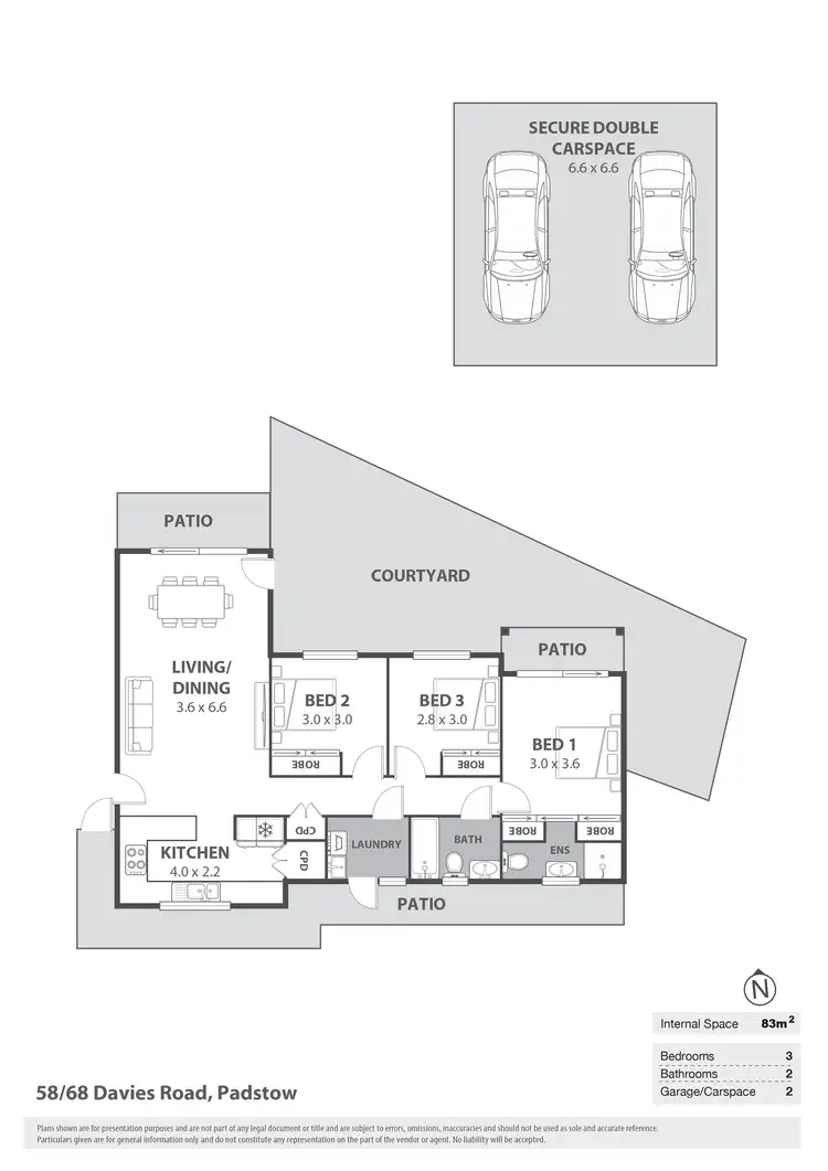 Floorplan of Homely apartment listing, 58/68 Davies Road, Padstow NSW 2211