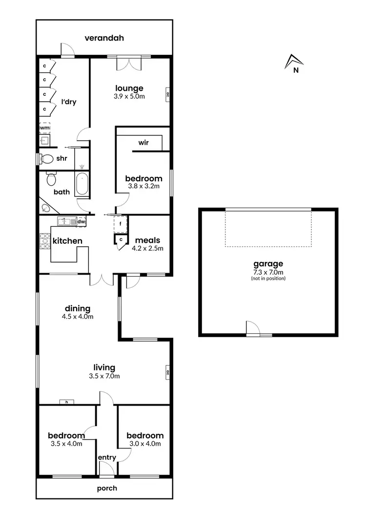 Floorplan of Homely house listing, 164 Osborne Street, Williamstown VIC 3016