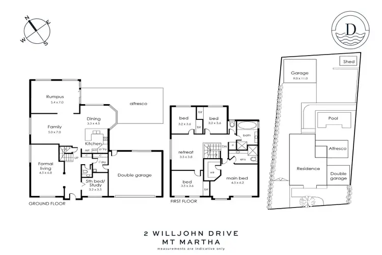 Floorplan of Homely house listing, 2 Willjohn Drive, Mount Martha VIC 3934