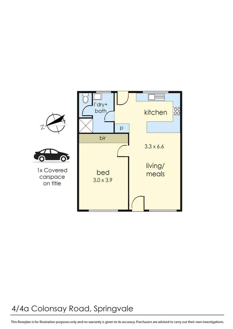 Floorplan of Homely unit listing, 4/4A Colonsay Road, Springvale VIC 3171