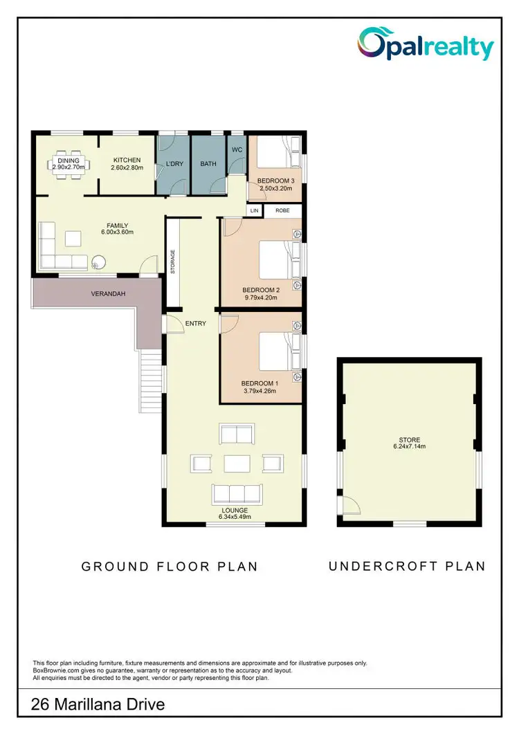 Floorplan of Homely house listing, 26 Marillana Drive, Golden Bay WA 6174