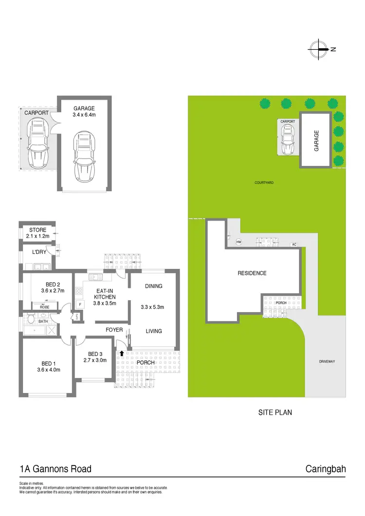 Floorplan of Homely house listing, 1A Gannons Road, Caringbah NSW 2229