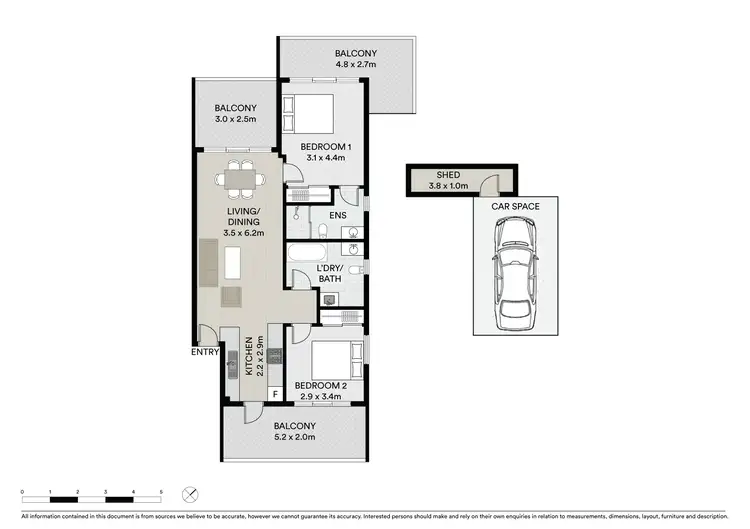 Floorplan of Homely unit listing, 9/8 Lydbrook Street, Westmead NSW 2145