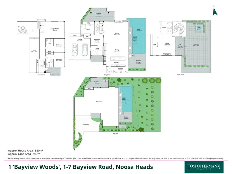 Floorplan of Homely house listing, 1/1-7 Bayview Road, Noosa Heads QLD 4567