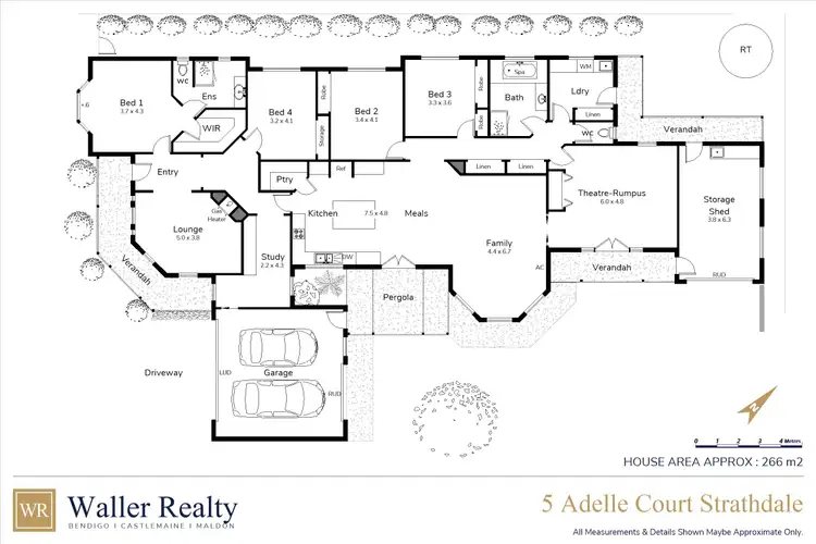 Floorplan of Homely house listing, 5 Adelle Court, Strathdale VIC 3550