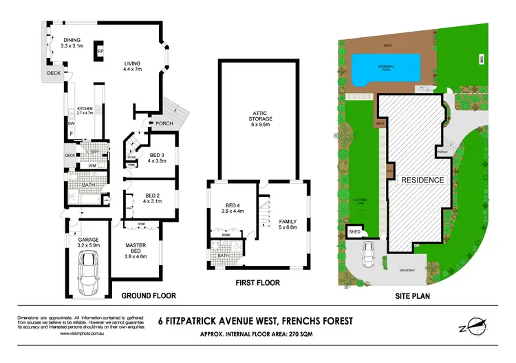 Floorplan of Homely house listing, 6 Fitzpatrick Avenue West, Frenchs Forest NSW 2086