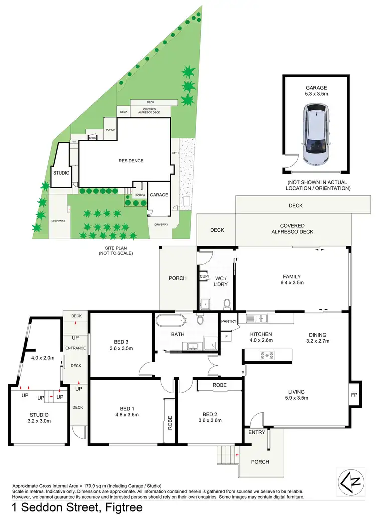 Floorplan of Homely house listing, 1 Seddon Street, Figtree NSW 2525