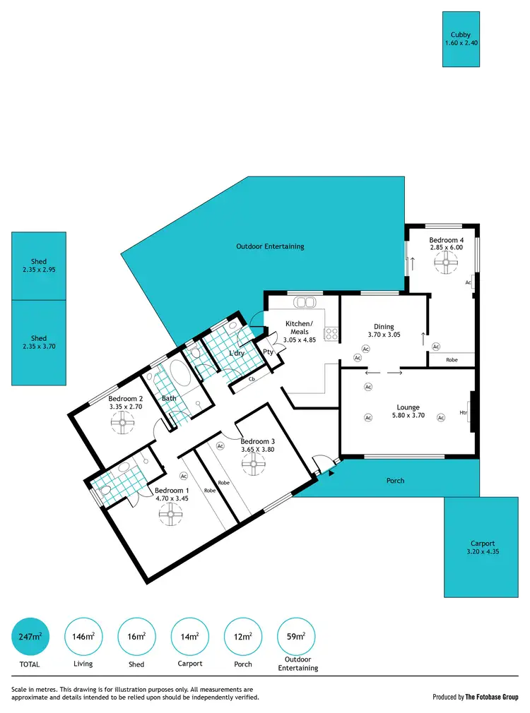 Floorplan of Homely house listing, 38 Fairlie Drive, Flagstaff Hill SA 5159