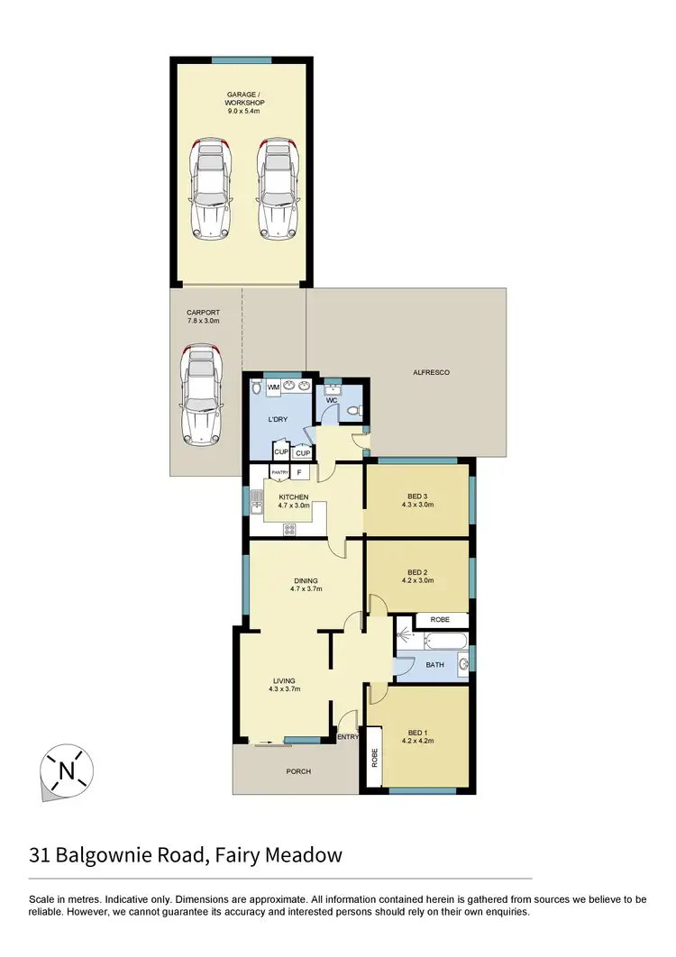 Floorplan of Homely house listing, 31 Balgownie Road, Fairy Meadow NSW 2519