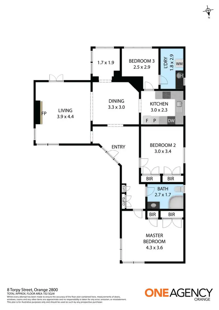 Floorplan of Homely house listing, 8 Torpy Street, Orange NSW 2800