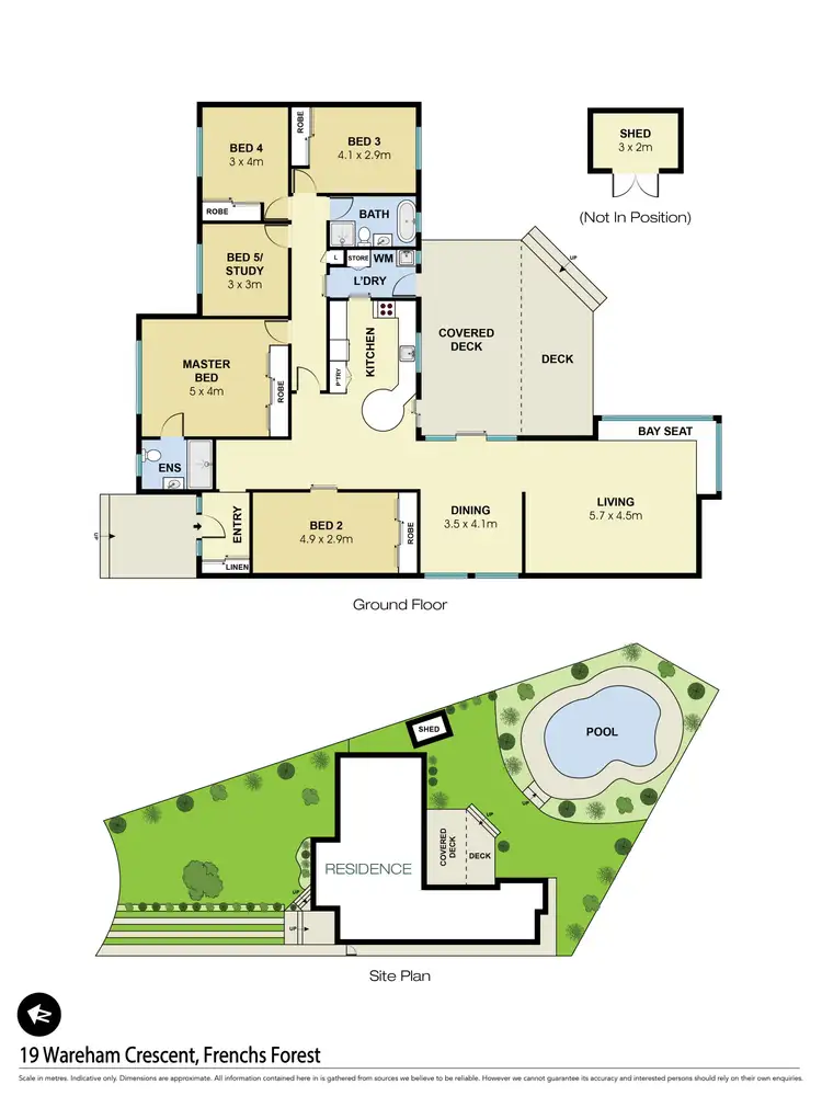 Floorplan of Homely house listing, 19 Wareham Crescent, Frenchs Forest NSW 2086