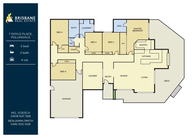 Floorplan of Homely house listing, 7 Doyle Place, Pullenvale QLD 4069