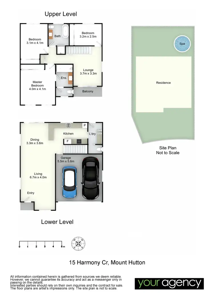 Floorplan of Homely house listing, 15 Harmony Crescent, Mount Hutton NSW 2290