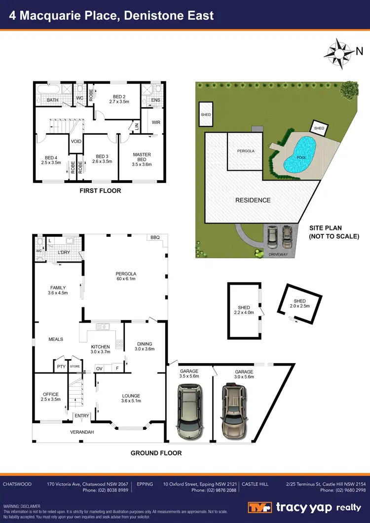 Floorplan of Homely house listing, 4 Macquarie Place, Denistone East NSW 2112