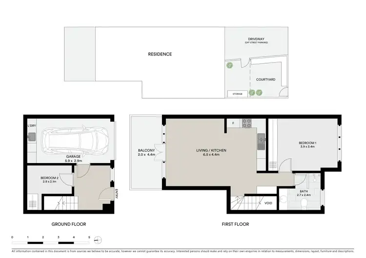 Floorplan of Homely townhouse listing, 8A The Avenue, Balaclava VIC 3183
