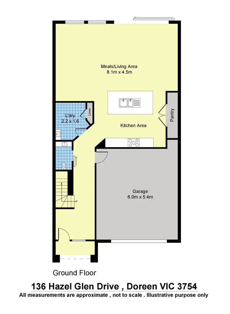Floorplan of Homely house listing, 136 Hazel Glen Drive, Doreen VIC 3754