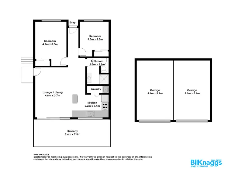 Floorplan of Homely unit listing, 1/1A Wrightson Avenue, Bar Beach NSW 2300