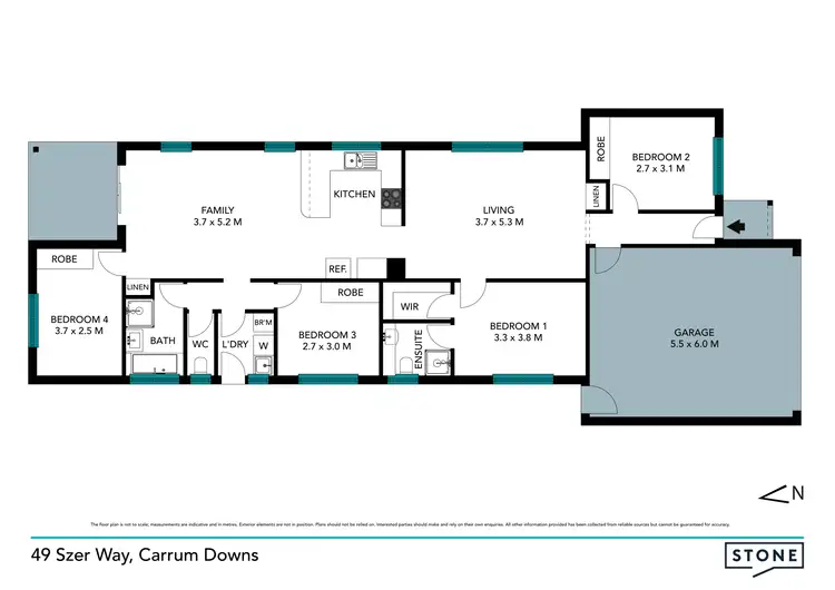 Floorplan of Homely house listing, 49 Szer Way, Carrum Downs VIC 3201
