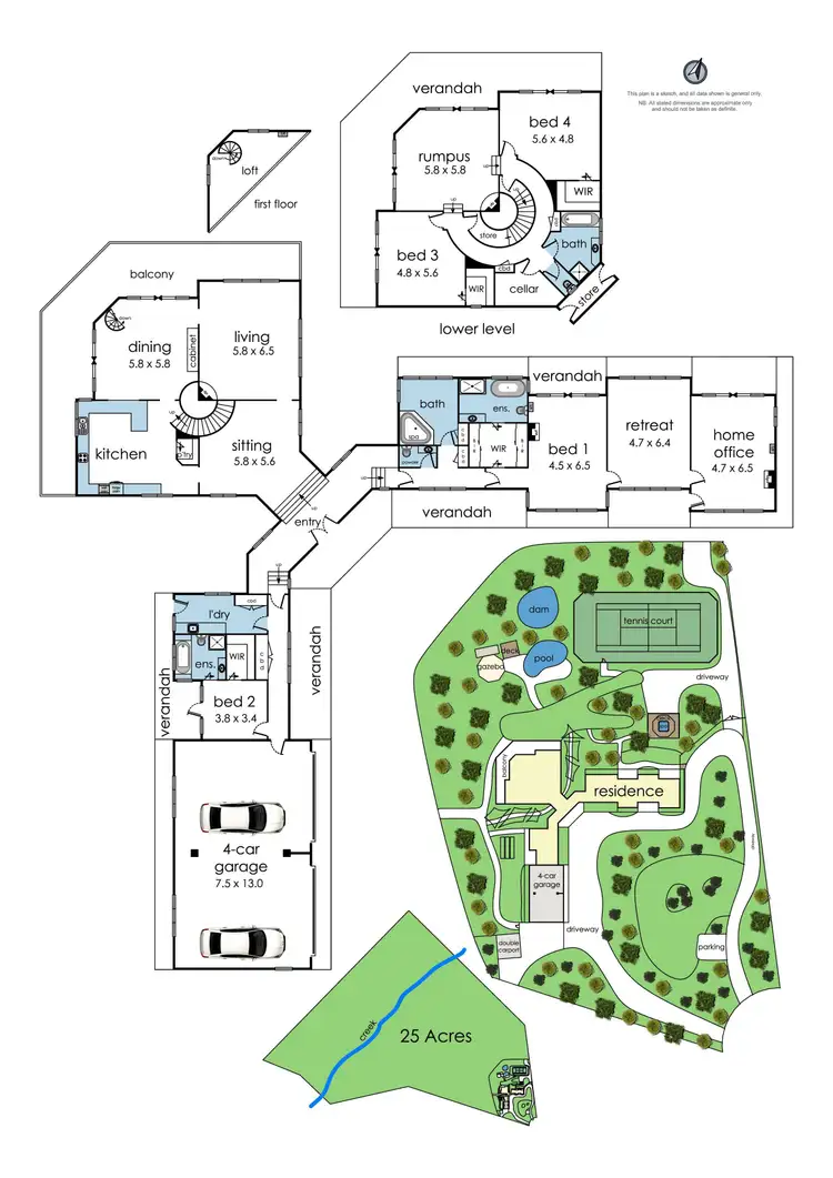 Floorplan of Homely house listing, 8-10 Minter Court, Park Orchards VIC 3114