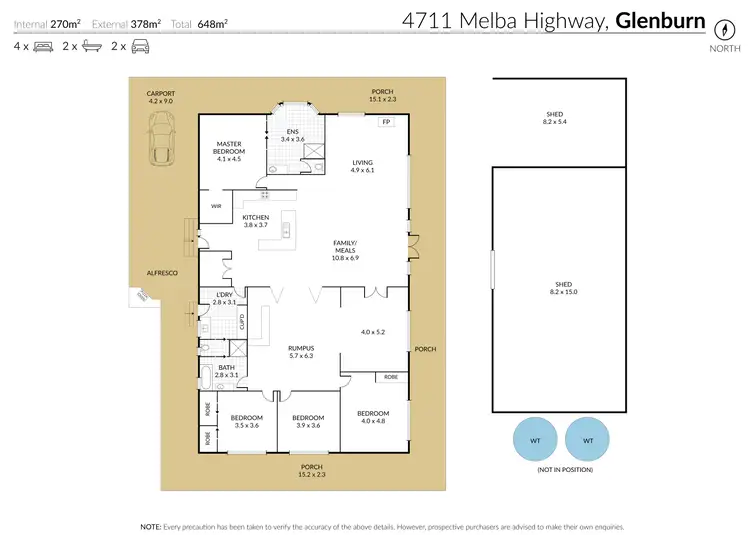 Floorplan of Homely house listing, 4711 Melba Highway, Glenburn VIC 3717