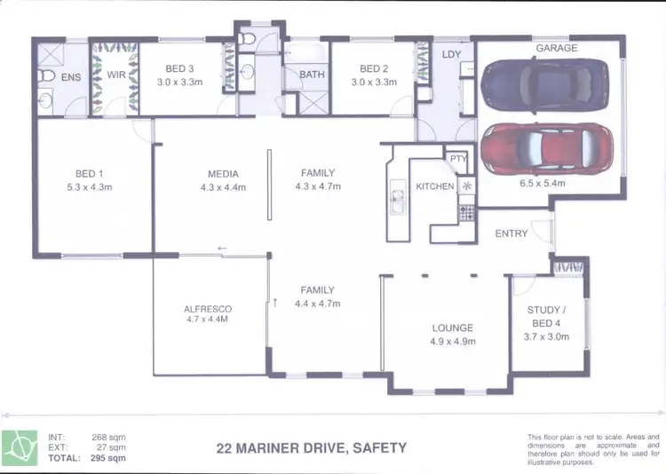 Floorplan of Homely house listing, 22 Mariner Drive, Safety Beach NSW 2456