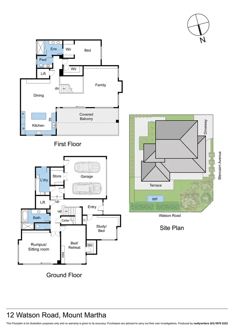 Floorplan of Homely house listing, 13 Alexandrina Road, Mount Martha VIC 3934