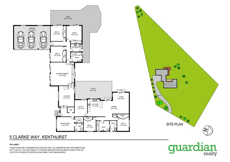 Floorplan of Homely rural property listing, 5 Clarke Way, Kenthurst NSW 2156