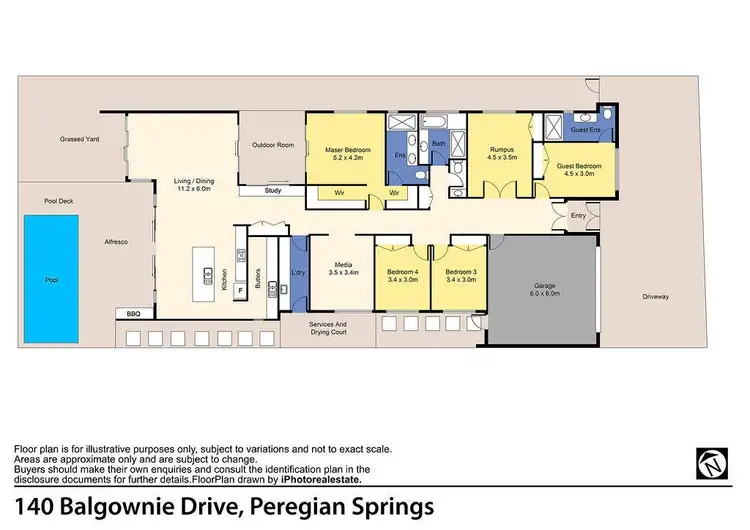Floorplan of Homely house listing, 140 Balgownie Drive, Peregian Springs QLD 4573